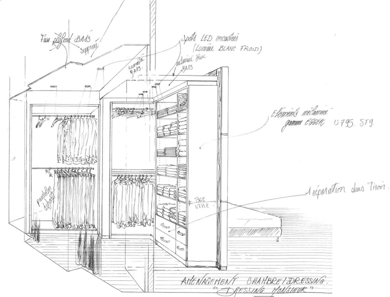 Dressing - projet Déco Concept